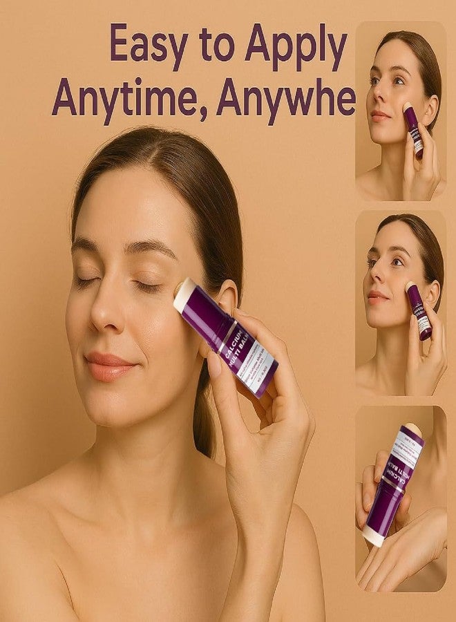 OUKPANE 2Pcs Calcium Multi Balm, Calcium Volume Multi Balm, Korean Collagen Moisturing Stick, Hydrating, Anti-aging, Suitable for Eyes, Neck, Face. - Image 3